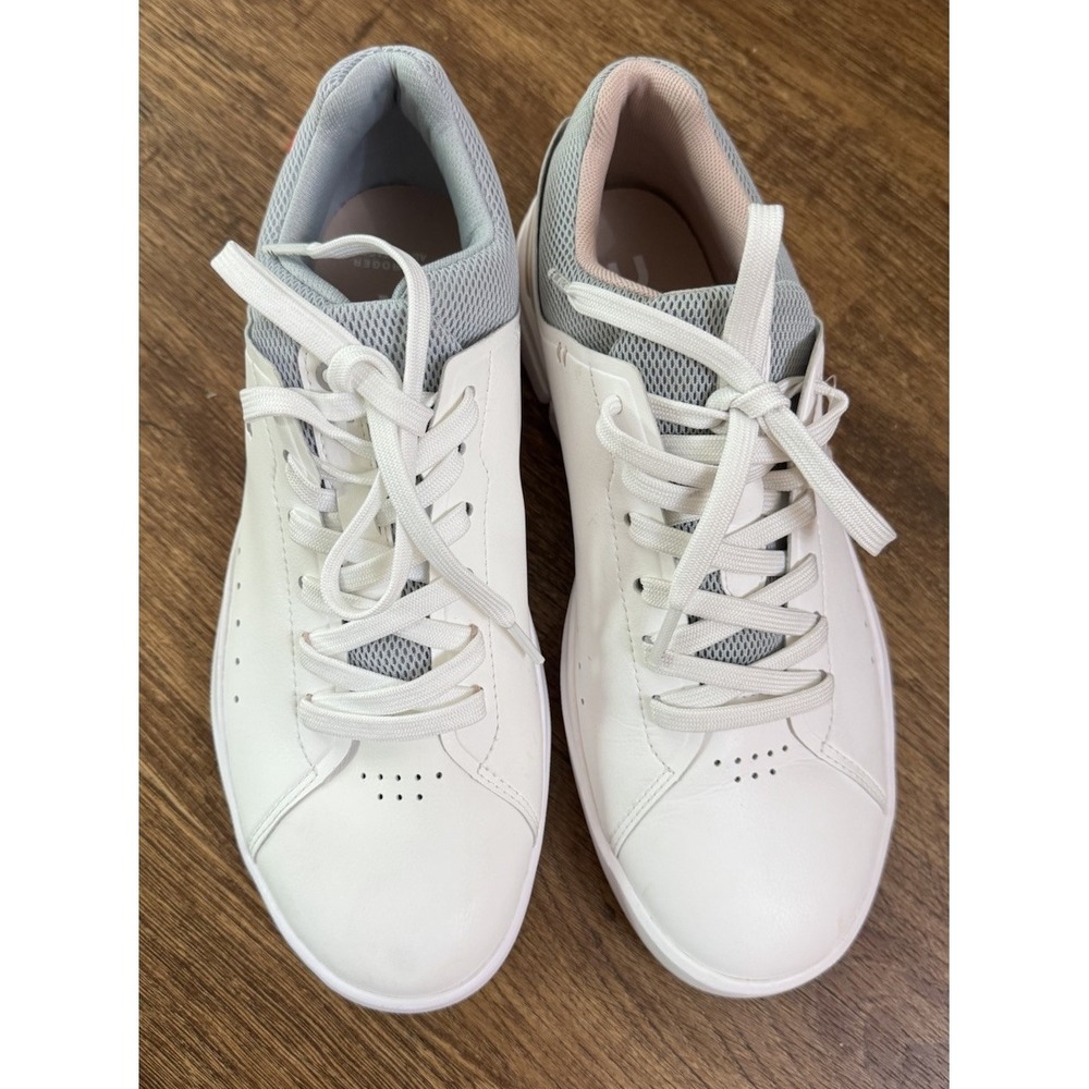 On Cloud Roger Advantage White Rose Women's 9 Sneakers Mismatched Interior